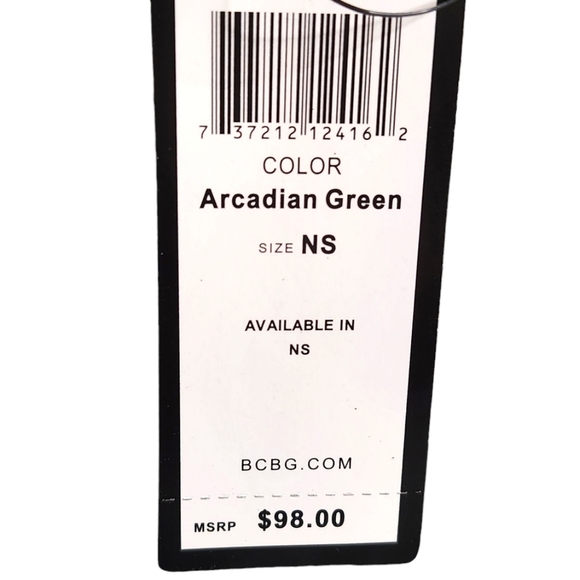 BCBG Quilted Crossbody Bag-Mint Green - Picture 4 of 7